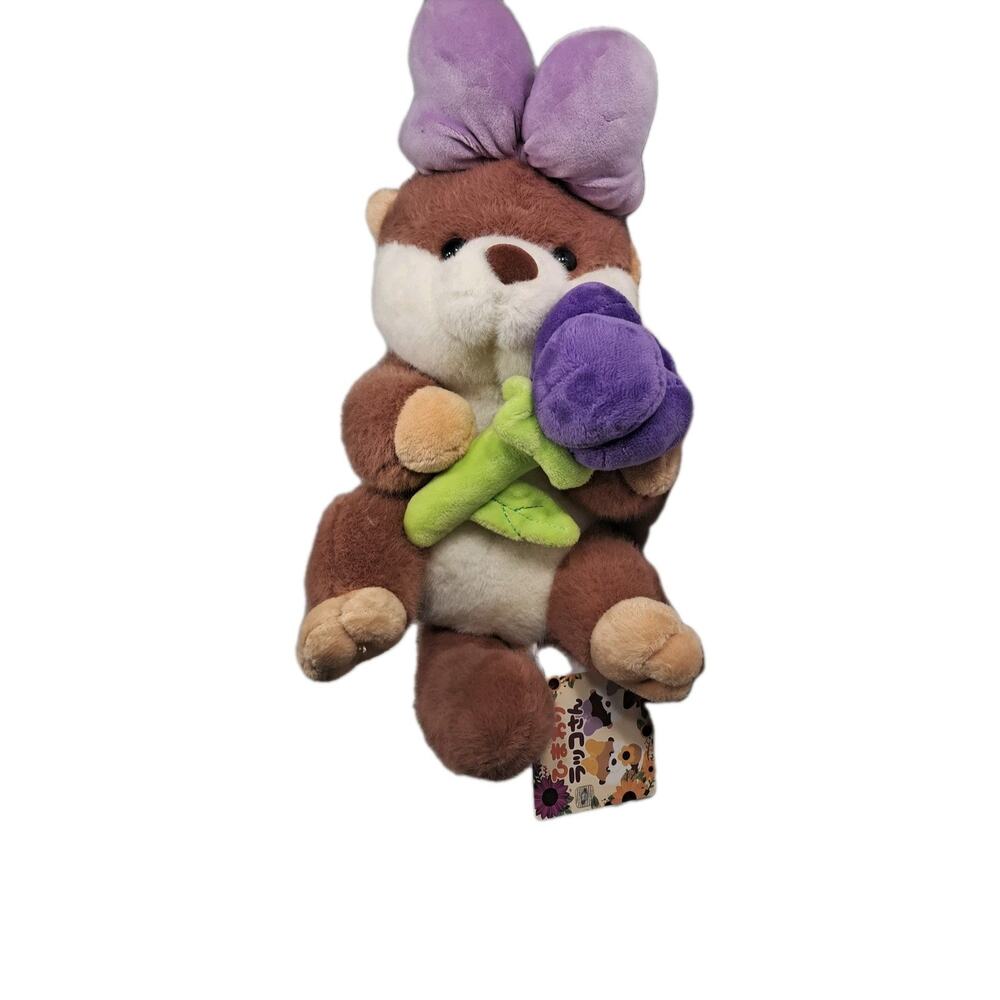 Amuse Flower Rakkosan" (Flower Otter) plush doll